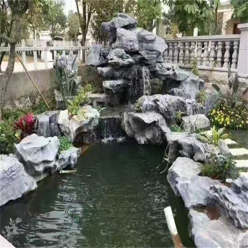 清苑庭院鱼池改造过滤